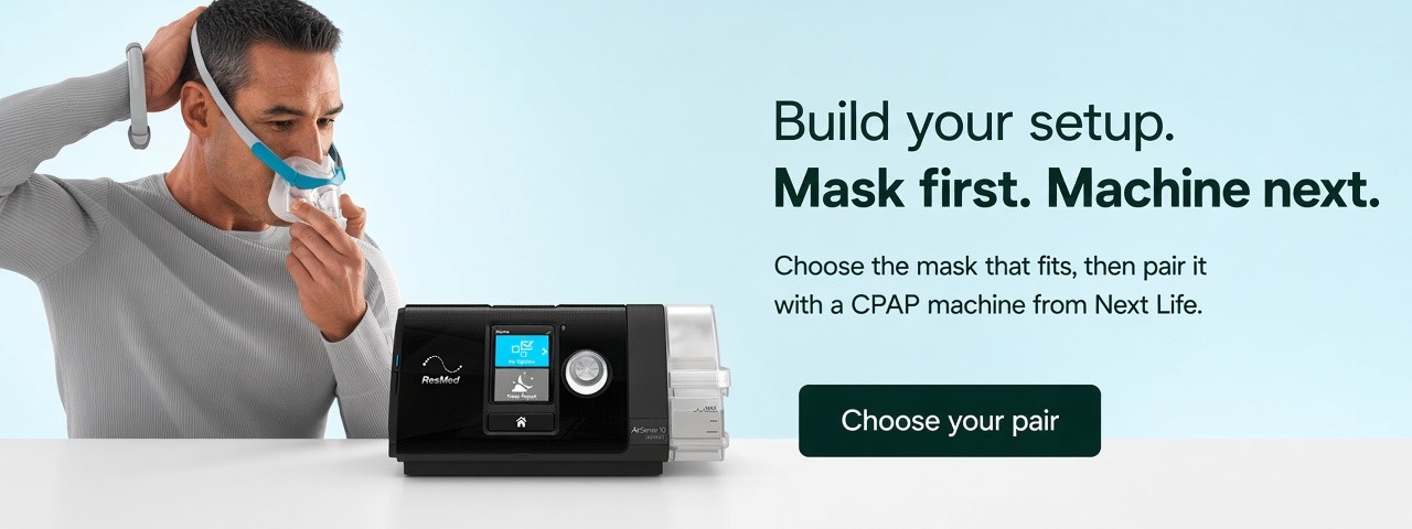 Build your setup. Mask first. Machine next.